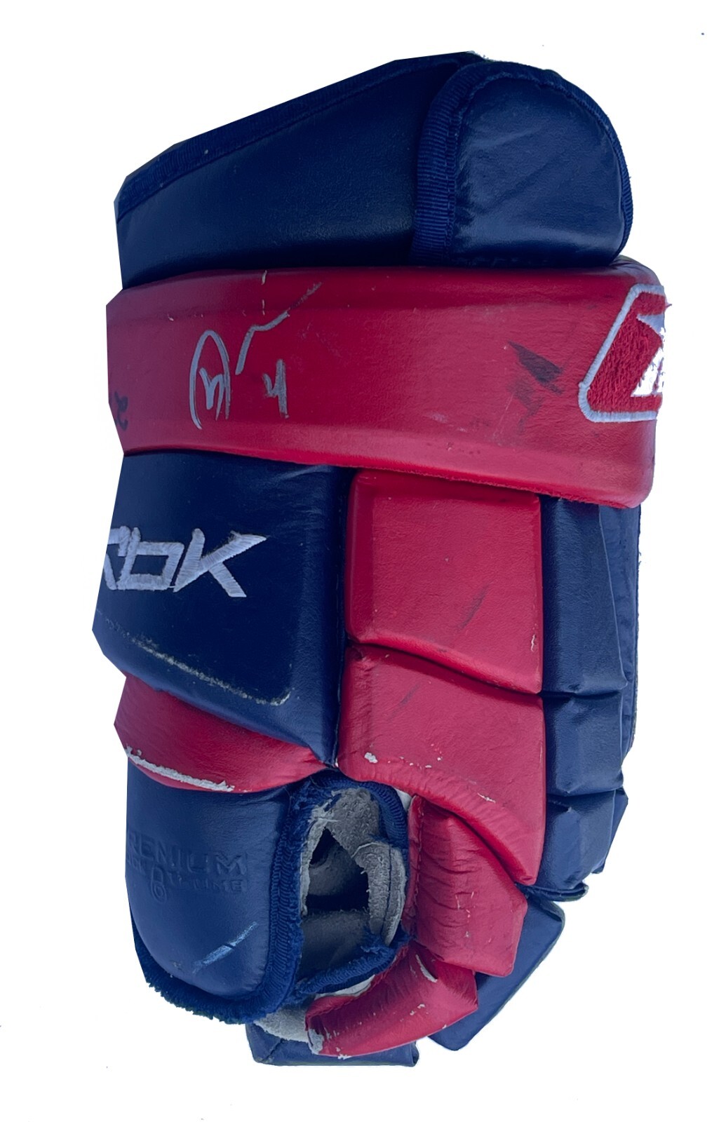 Game Used Moncton Wildcats Glove Signed By Jason Demers JSA COA