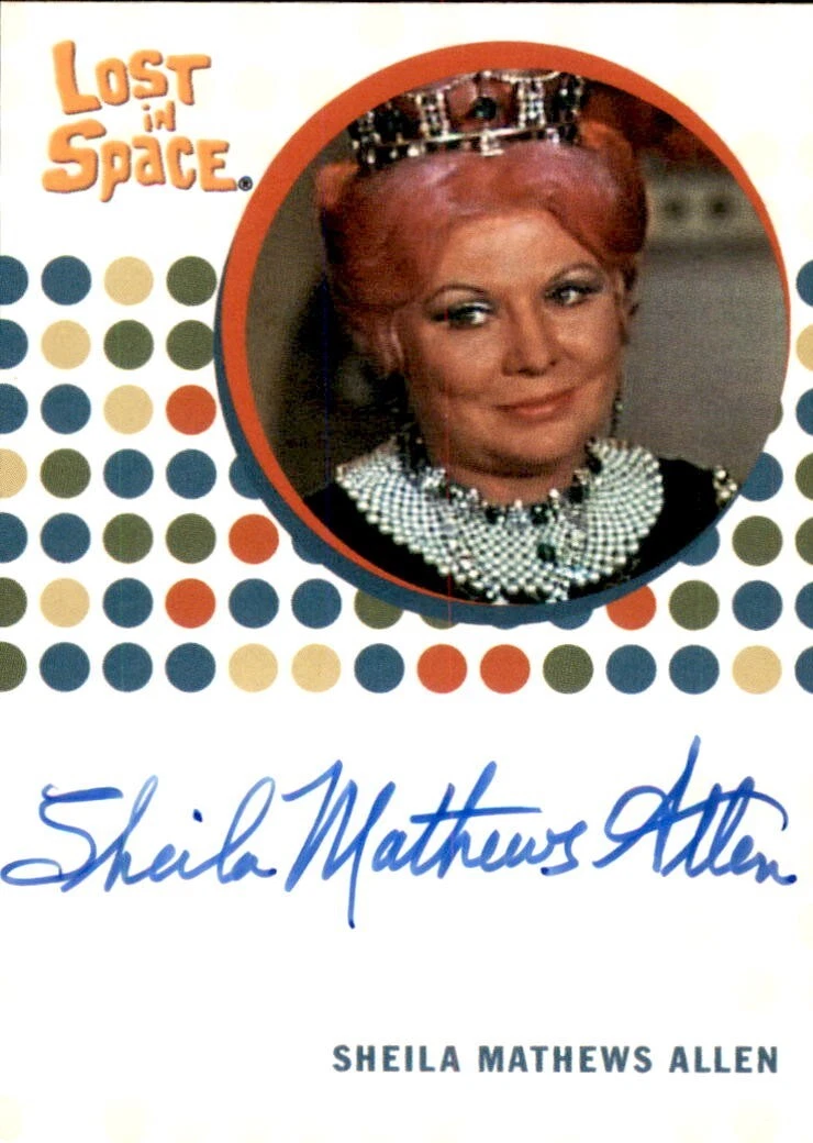 2005 Rittenhouse Lost In Space Sheila Mathews Allen Autograph Card