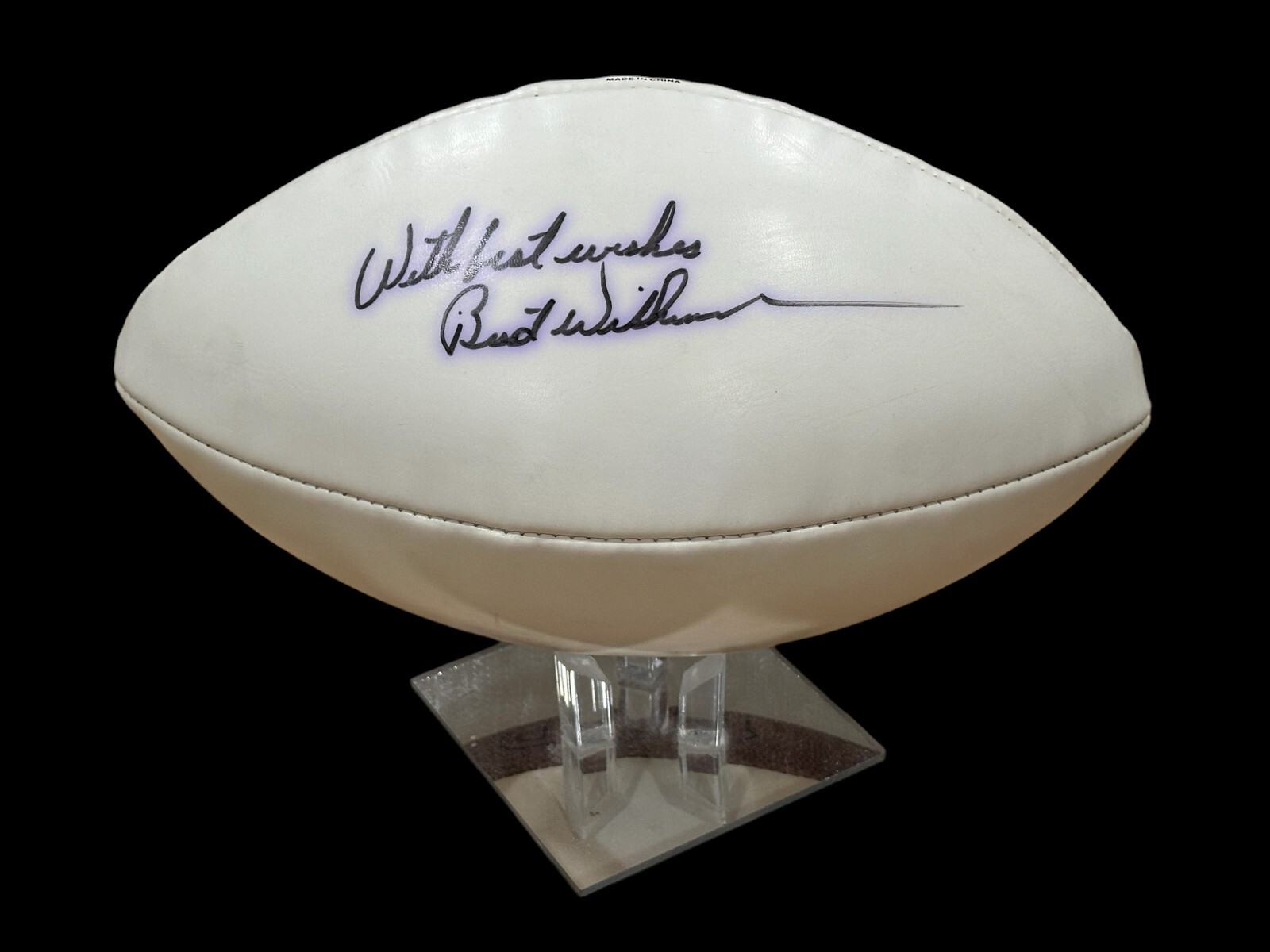 Bud Wilkinson Oklahoma Sooners OU HOF Rare Signed Autograph Football JSA