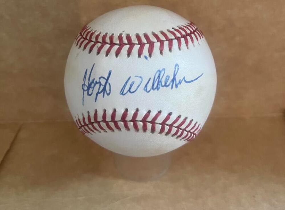 HOYT WILHELM GIANTS.BRAVES SIGNED AUTO N.L. BASEBALL BECKETT AUTH