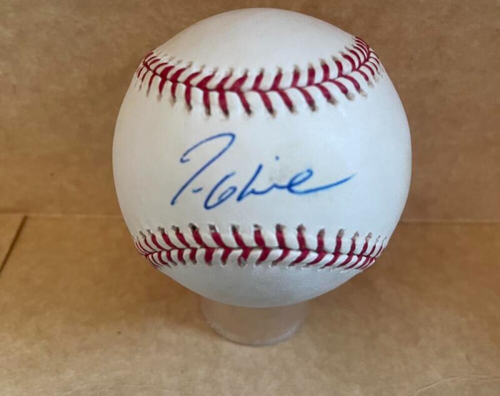 TOM GLAVINE BRAVES/METS SIGNED AUTOGRAPHED M.L. BASEBALL JSA AUTH