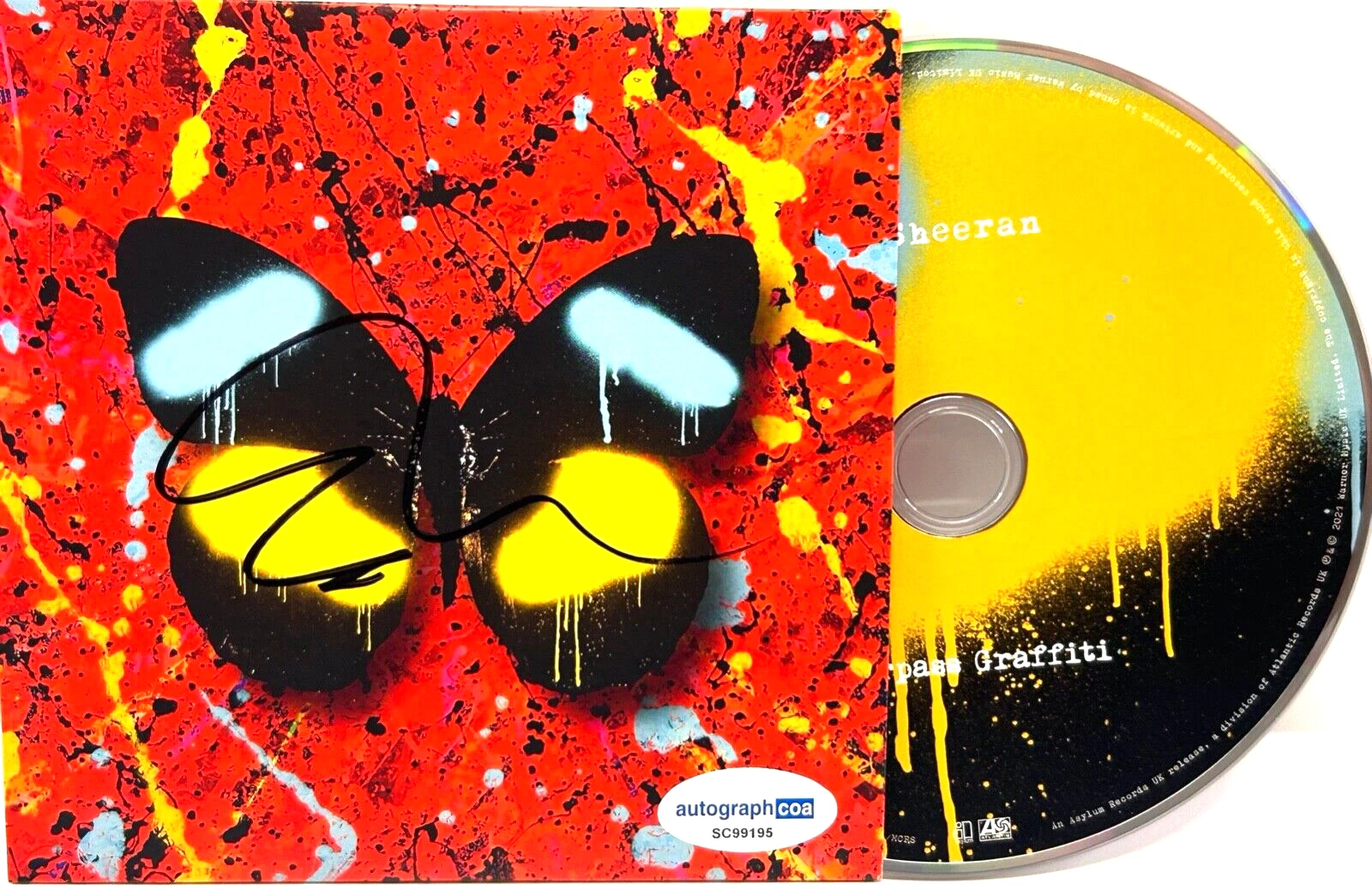 ED SHEERAN Signed Autograph 