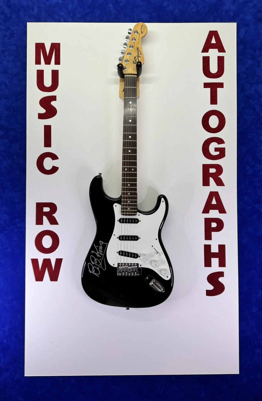 BB KING B. B. Signed Autograph Fender Squire Electric Guitar JSA LOA