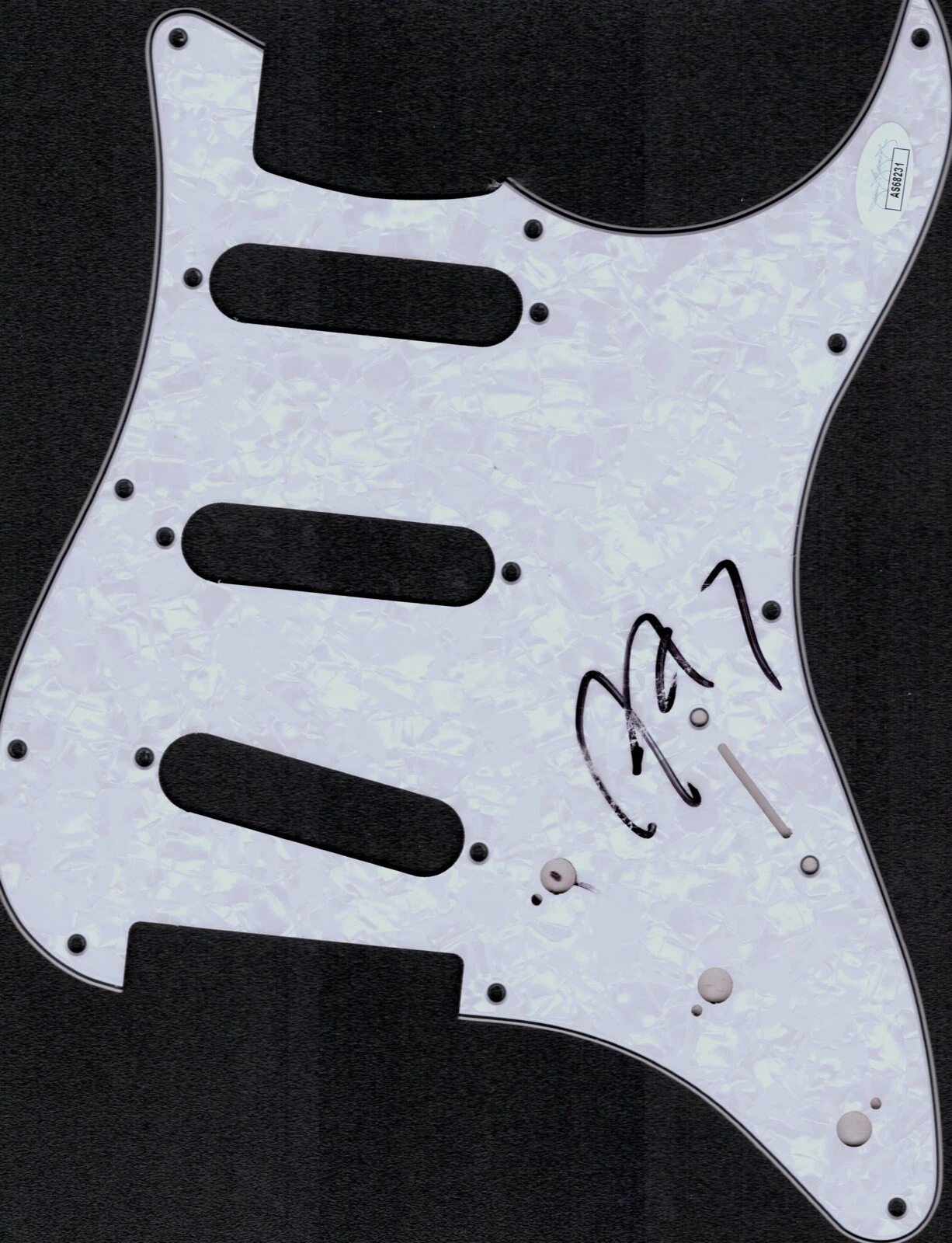 AUSTIN BUTLER Signed Autograph Electric Guitar Pickguard ELVIS JSA COA