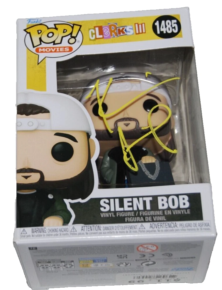 KEVIN SMITH signed (CLERKS III) #1485 Silent Bob Funko Pop BECKETT BAS BN07917