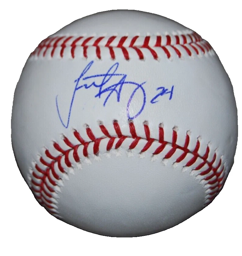 TRISTON MCKENZIE signed (CLEVELAND GUARDIANS) OML baseball PSA/DNA AO25918