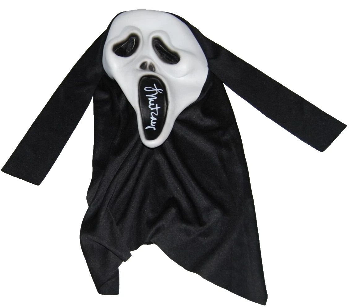 LAURIE METCALF signed (SCREAM) Ghostface mask Mrs Loomis BECKETT BP30952