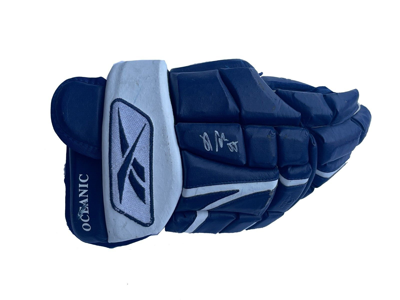 Game Used Rimouski Oceanic Glove Signed By Samuel Morin JSA COA
