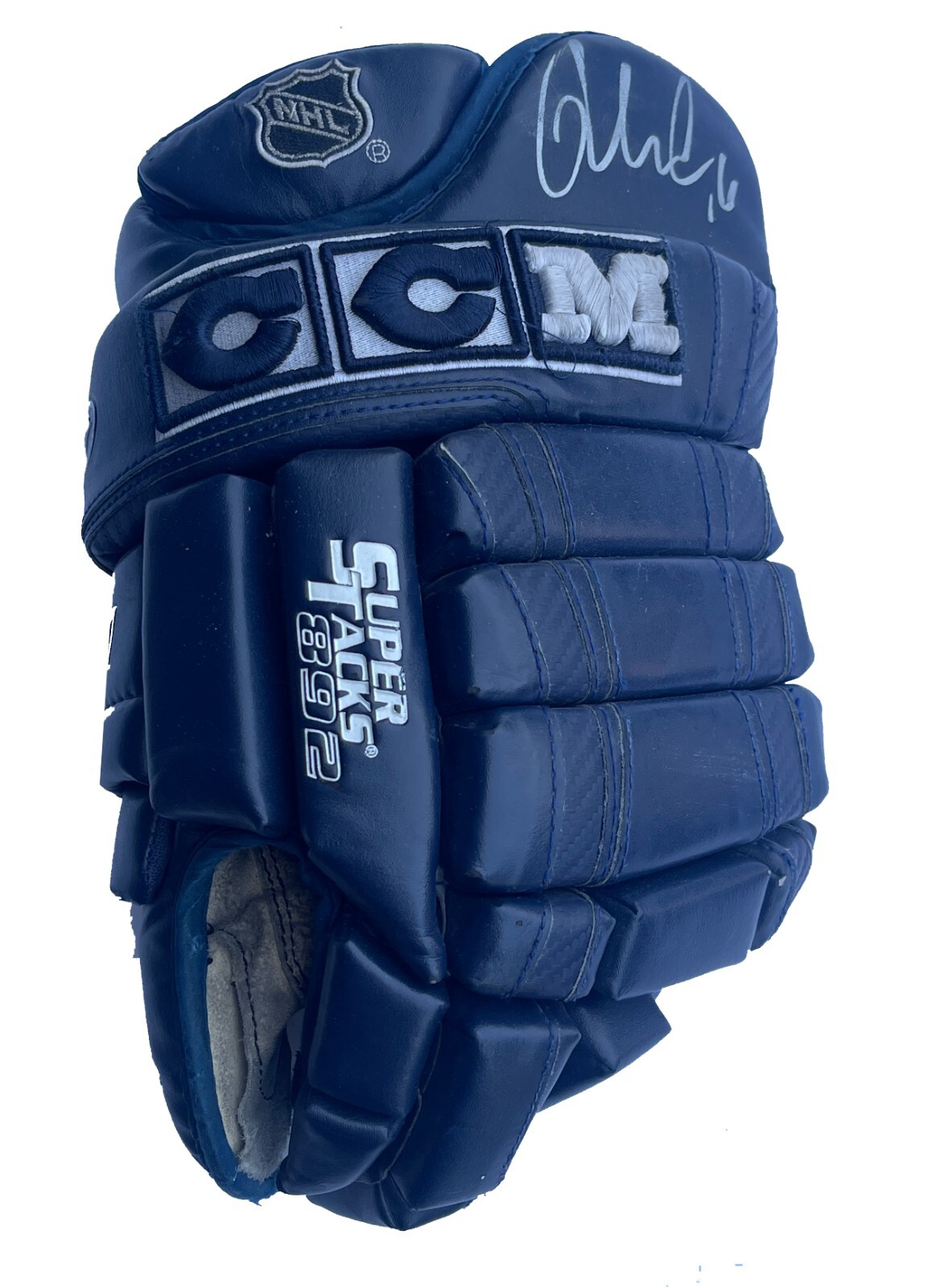 Derick Brassard Signed Vintage New York Rangers CCM Glove JSA COA