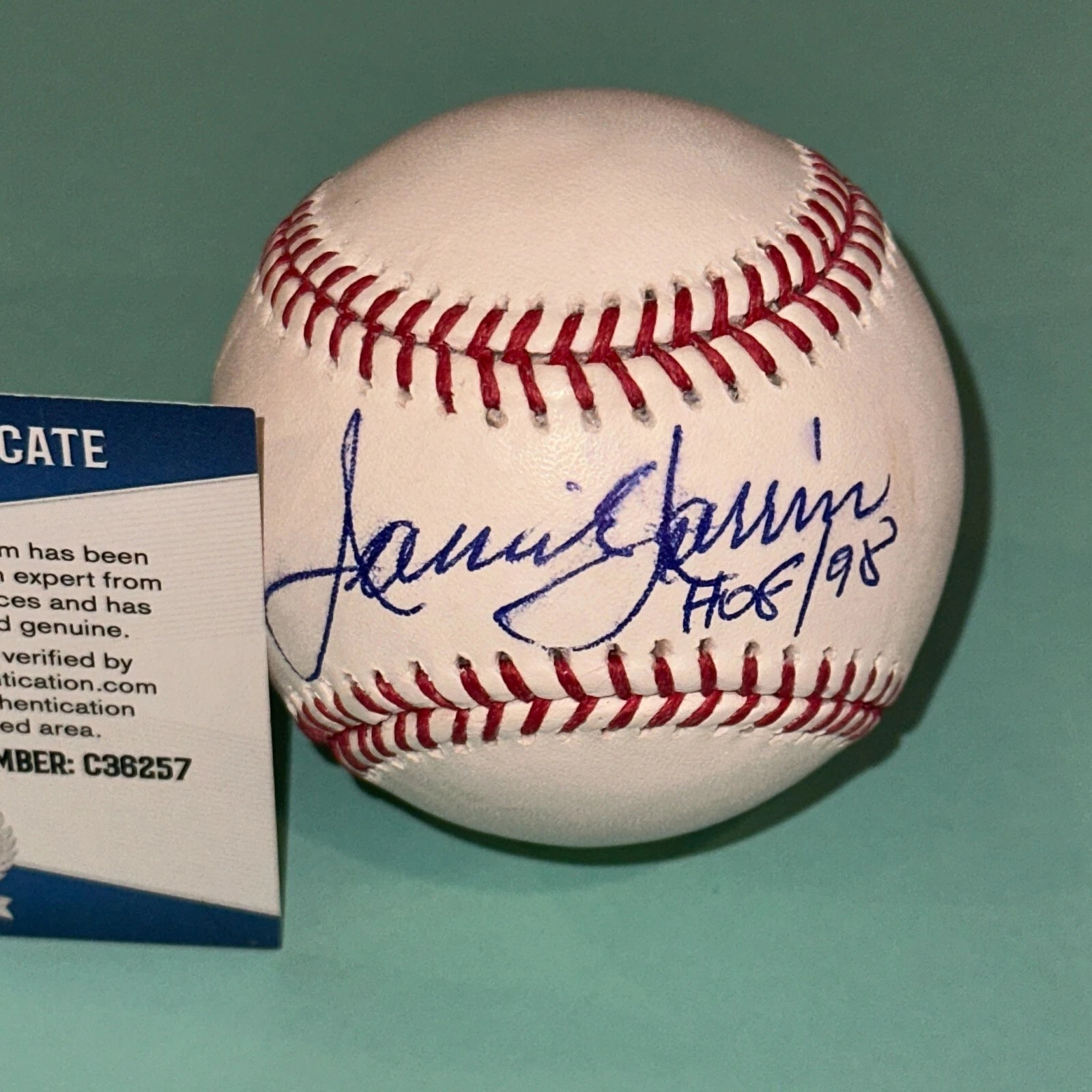 JAIME JARRIN (L.A. Dodgers) Signed Official MLB Baseball w/ Beckett COA & Inscr