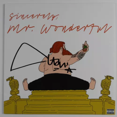 ACTION BRONSON JSA SIGNED AUTOGRAPH VINYL RECORD ALBUM MR. WONDERFUL COLLECTIBLE MEMORABILIA