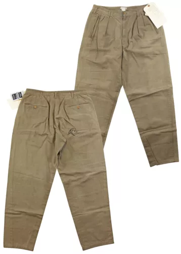 AL PACINO FRANKIE & JOHNNY SIGNED SCREEN WORN TAN BONEVILLE PANTS BAS #AB61460 COLLECTIBLE MEMORABILIA