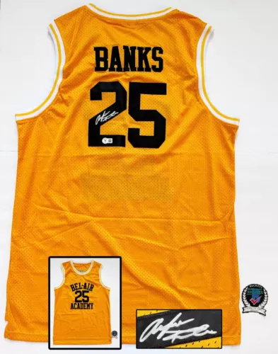ALFONSO RIBEIRO SIGNED JERSEY FRESH PRINCE OF BEL AIR CARLTON BANKS BECKETT B… COLLECTIBLE MEMORABILIA