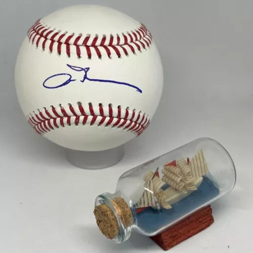 ALLEN IVERSON SIGNED RAWLINGS OML BASEBALL JSA COA 76ERS BASKETBALL AUTO A3298 COLLECTIBLE MEMORABILIA
