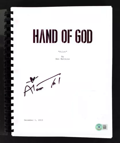 ALONA TAL HAND OF GOD AUTHENTIC SIGNED MOVIE SCRIPT AUTOGRAPHED BAS #BK02181 COLLECTIBLE MEMORABILIA