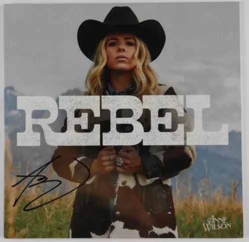ANNE WILSON JSA SIGNED AUTOGRAPH ALBUM RECORD VINYL REBEL COLLECTIBLE MEMORABILIA