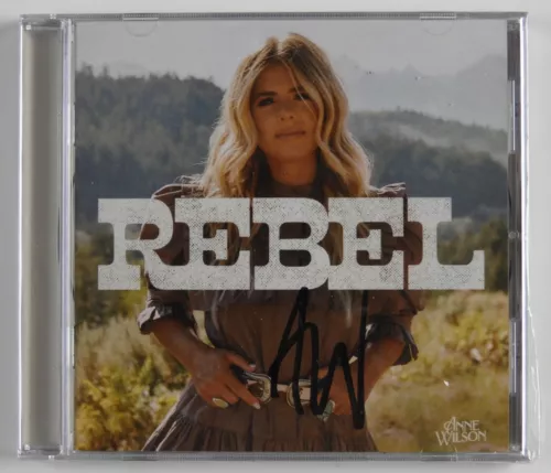 ANNE WILSON REBEL SIGNED AUTOGRAPH CD BOOKLET STILL SEALED COLLECTIBLE MEMORABILIA