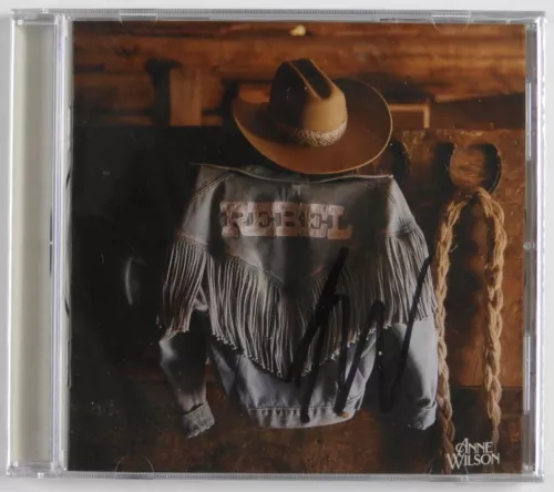 ANNE WILSON REBEL SIGNED AUTOGRAPH CD BOOKLET STILL SEALED COLLECTIBLE MEMORABILIA