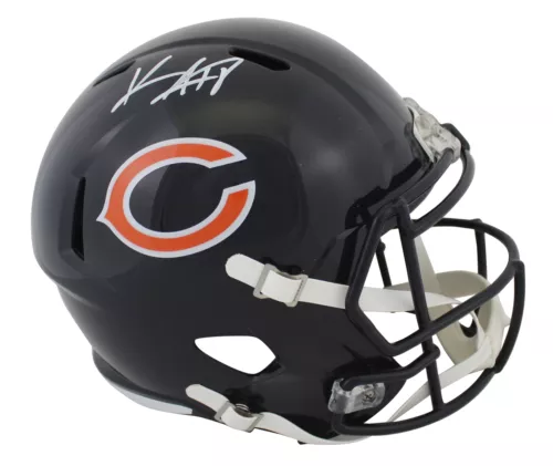 BEARS KEENAN ALLEN AUTHENTIC SIGNED FULL SIZE SPEED REP HELMET BAS WITNESSED COLLECTIBLE MEMORABILIA