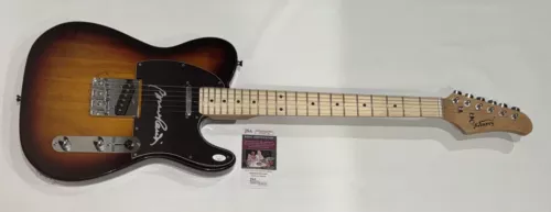 BONNIE RAITT SIGNED SUNBURST ELECTRIC GUITAR LEGEND AUTOGRAPHED JSA COA COLLECTIBLE MEMORABILIA