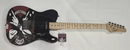 BRANTLEY GILBERT SIGNED CUSTOM ELECTRIC GUITAR COUNTRY LEGEND NATION JSA COA COLLECTIBLE MEMORABILIA