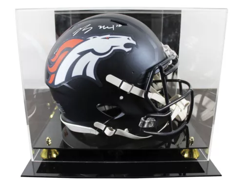 BRONCOS BO NIX AUTHENTIC SIGNED FULL SIZE SPEED PROLINE HELMET W/ CASE BAS WIT COLLECTIBLE MEMORABILIA