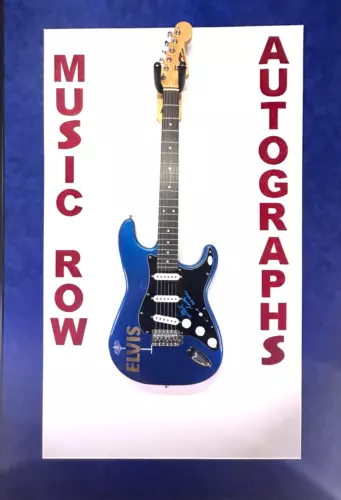 BURTON MOORE SIGNED AUTOGRAPH ELECTRIC GUITAR ELVIS GUITAR PLAYERS JSA COA COLLECTIBLE MEMORABILIA