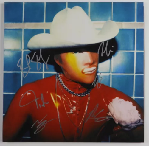 CAGE THE ELEPHANT FULLY JSA SIGNED AUTOGRAPH ALBUM RECORD SOCIAL CUES COLLECTIBLE MEMORABILIA