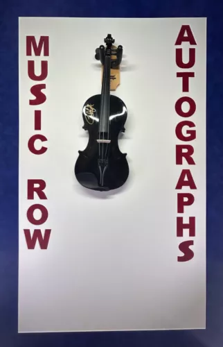 CHARLIE DANIELS SIGNED AUTOGRAPHED BLACK FIDDLE COUNTRY MUSIC JSA LOA COLLECTIBLE MEMORABILIA