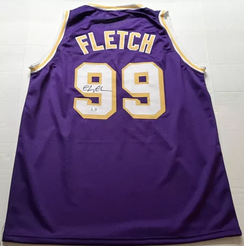 CHEVY CHASE SIGNED CUSTOM FLETCH BASKETBALL JERSEY AUTOGRAPHED BECKETT WITNESS COLLECTIBLE MEMORABILIA