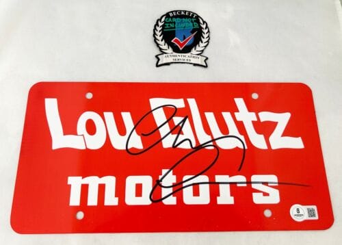 CHEVY CHASE SIGNED LICENSE PLATE CADDYSHACK PSA/DNA COA COLLECTIBLE MEMORABILIA