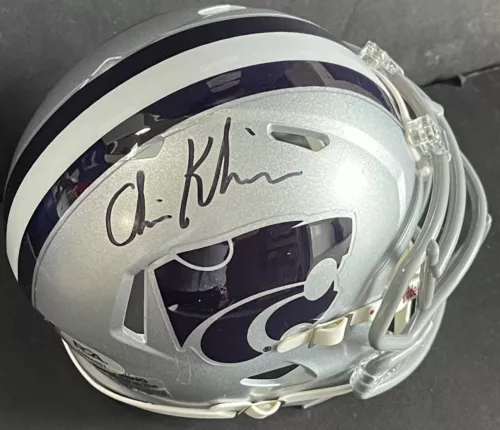 CHRIS KLIEMAN SIGNED AUTOGRAPHED KANSAS STATE WILDCATS MINI HELMET PSA/DNA COLLECTIBLE MEMORABILIA