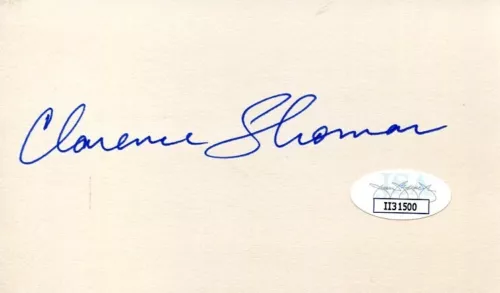 Clarence Thomas US Supreme Court Justice Civil Rights Signed Autograph JSA