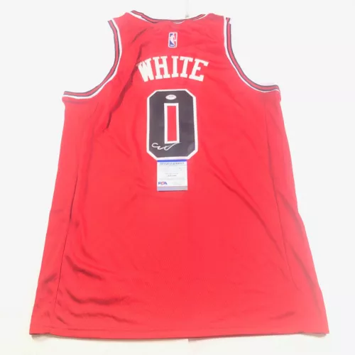 COBY WHITE SIGNED JERSEY PSA/DNA CHICAGO BULLS AUTOGRAPHED COLLECTIBLE MEMORABILIA