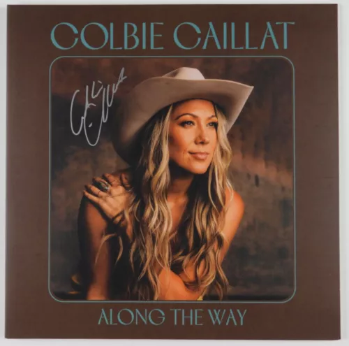 COLBIE CAILLAT JSA SIGNED AUTOGRAPH ALBUM RECORD VINYL ALONG THE WAY COLLECTIBLE MEMORABILIA