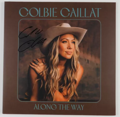 COLBIE CAILLAT JSA SIGNED AUTOGRAPH ALBUM RECORD VINYL ALONG THE WAY COLLECTIBLE MEMORABILIA