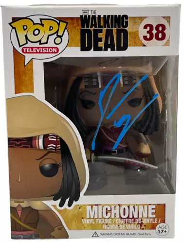 DANAI GURIRA SIGNED FUNKO 38 MICHONNE WALKING DEAD AUTHENTIC AUTOGRAPH BECKETT COLLECTIBLE MEMORABILIA