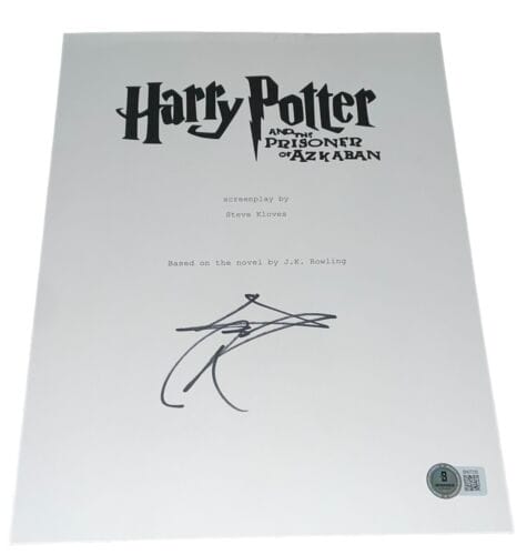 DANIEL RADCLIFFE SIGNED HARRY POTTER AND THE PRISONER OF AZKABAN SCRIPT BAS NYC COLLECTIBLE MEMORABILIA