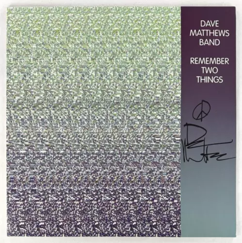 DAVE MATTHEWS SIGNED AUTOGRAPH ALBUM RECORD LP REMEMBER TWO THINGS – BECKETT COA COLLECTIBLE MEMORABILIA