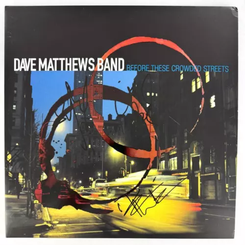 DAVE MATTHEWS STEFAN CARTER SIGNED AUTOGRAPH ALBUM RECORD LP BTCS W/ BECKETT COA COLLECTIBLE MEMORABILIA