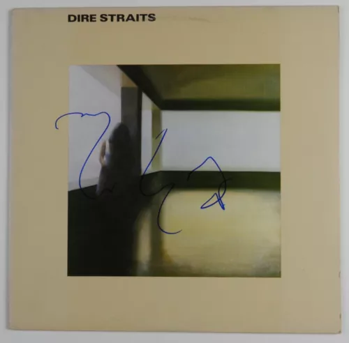 DIRE STRAITS JSA SIGNED AUTOGRAPH ALBUM RECORD VINYL MARK KNOPFLER DAVID COLLECTIBLE MEMORABILIA