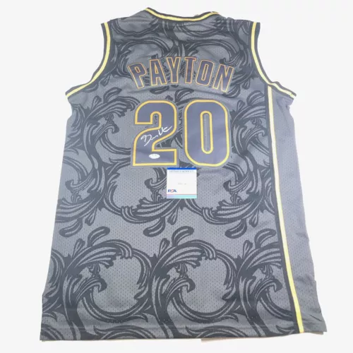 GARY PAYTON SIGNED JERSEY PSA/DNA SEATTLE SUPERSONICS AUTOGRAPHED COLLECTIBLE MEMORABILIA