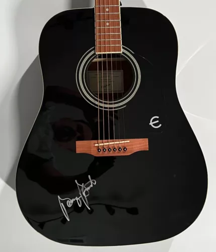 GEORGE STRAIT SIGNED AUTOGRAPH ACOUSTIC GUITAR REAL EPPERSON COLLECTIBLE MEMORABILIA