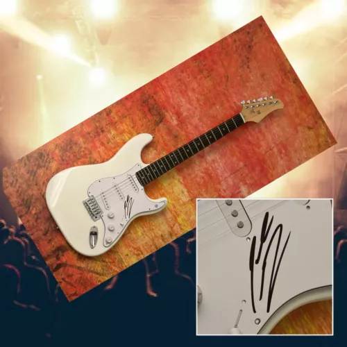 GFA BLUEBIRD DAYS & BUY DIRT STAR * JORDAN DAVIS * SIGNED ELECTRIC GUITAR COA COLLECTIBLE MEMORABILIA
