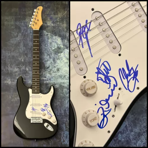 GFA CHARLIE STARR X4 BAND * BLACKBERRY SMOKE * SIGNED ELECTRIC GUITAR COA COLLECTIBLE MEMORABILIA