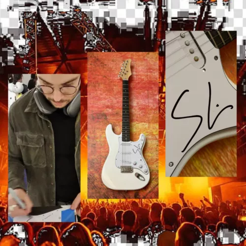 GFA EDM DJ STRANGERS STAR * SEVEN LIONS * SIGNED ELECTRIC GUITAR PROOF COA COLLECTIBLE MEMORABILIA