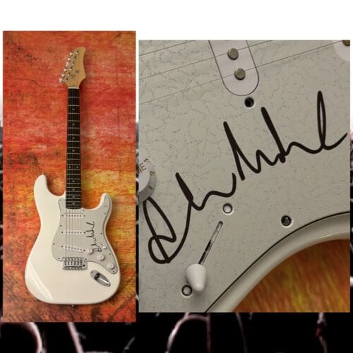 GFA INTO THE WILDERNESS STAR * ANDREW MCMAHON * SIGNED ELECTRIC GUITAR COA COLLECTIBLE MEMORABILIA