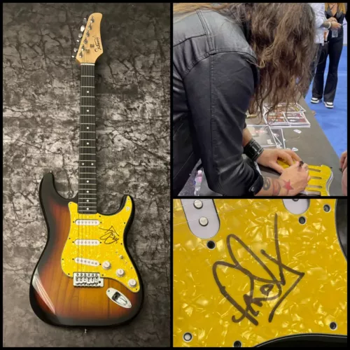 GFA JON BON JOVI GUITARIST * PHIL X * SIGNED ELECTRIC GUITAR PROOF COA COLLECTIBLE MEMORABILIA