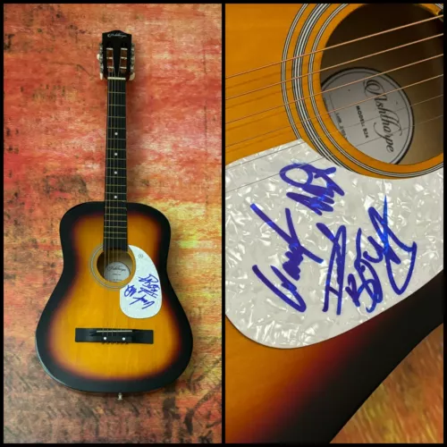 GFA NATE HILTS X4 BAND * THE DEAD SOUTH * SIGNED ACOUSTIC GUITAR D4 COA COLLECTIBLE MEMORABILIA