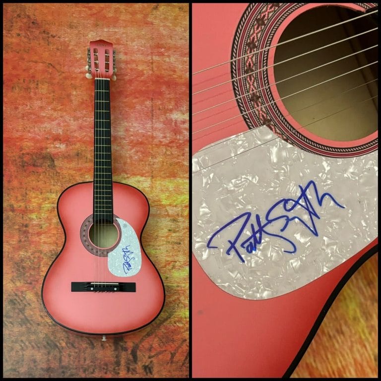 GFA NEVER ENOUGH DOWNTON TRAIN * PATTY SMYTH * SIGNED ACOUSTIC GUITAR COA COLLECTIBLE MEMORABILIA
